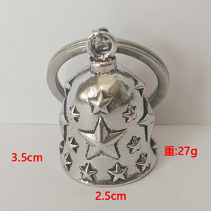 Xe Máy Biker Đại Bàng Sư Tử Chéo Đôi Cánh Thiên Thần Đức Trinh Nữ Maria Người Giám Hộ Chuông Móc Chìa Khóa Cho May Mắn Trên Đường Exorcist Amulet Đồ Trang Sức - Product Image 6