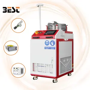 BEST 1500w 2000W 3000W Paint Cleaner Continuous Laser Cleaning Rust Removal Fiber Laser Cleaning Machine