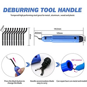 45PCS 3D máy in công cụ <span class=keywords><strong>Kit</strong></span> với deburring công cụ <span class=keywords><strong>machinist</strong></span> công cụ cho nhựa 3D in ấn bao gồm kim tập tin cắt mat - Product Image 4