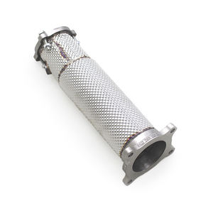 ऑडी ए 6 2.0 टी सी 7 सी 7 2012-2018 स्टेनलेस स्टील हेडर हीट शील्ड स्पोर्ट कार निकास पाइप के साथ - Product Image 1