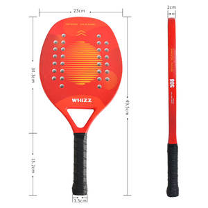 Raqueta de Pádel de playa de tenis de fibra de carbono profesional OEM de alto módulo - Product Image 4