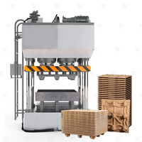 Presse hydraulique pour palettes en bois compressées de sciure de bois Euro
