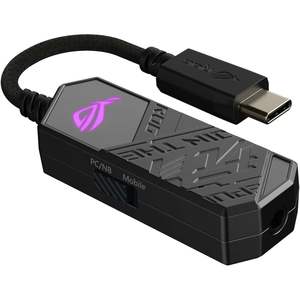 Venta al por Mayor de Adaptador de Audio Externo para Juegos Rog Clavis USB-C con ESS 9281 Quad para PC, Color Negro - Product Image 5