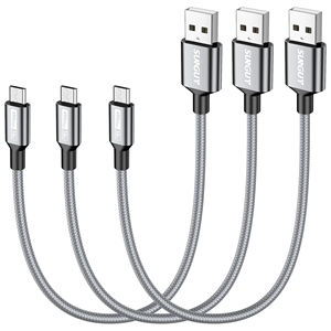 Cable de Carga Rápida Personalizado SUNGUY, Ecológico, de Nailon Trenzado, con 3 Años de Garantía, Certificación ROHS y CE, para Teléfono Móvil y Banco de Energía - Product Image 4