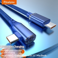Kabel Data Pengisian Cepat Type-C 120W dengan Pelapis Anyaman untuk Ponsel 6A PD