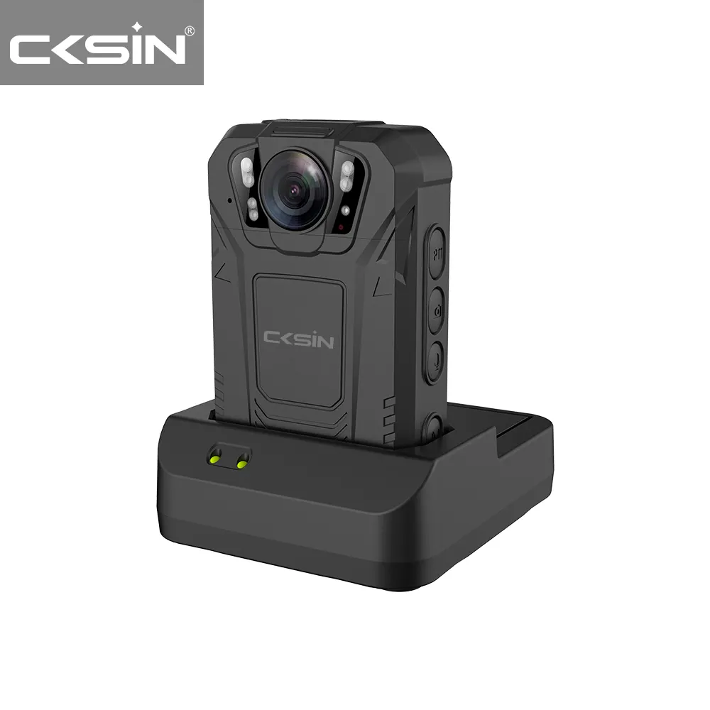 Videocamera videocamera sicurezza corpo in tempo reale 2K H.265 GPS NFC WIFI 4G Body Camera