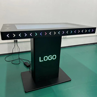 Software de reconocimiento de objetos de carga inalámbrica 43 pulgadas Smart LCD Touch Table Windows OS OEM Marquee Lamp Cash Coin Digital Poster