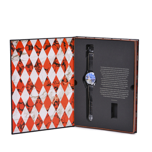 OEM Custom Logo Bookstyle Watch <b>Box</b> with Foam Insert Luxury Rigid Cardboard Sustainable Paper Packaging for <b>Gift</b> Factory-Direct - Product Image 1