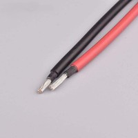 6mm² Photovoltaik-Solarkabel Verzinntes Kupferleitermaterial TÜV-Zulassung PV-1 Solarkabel Rot und Schwarz