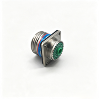 Connecteur de prise électrique circulaire industrielle en alliage d'aluminium D3899/20FE02PN D38999 pour panneau d'aviation