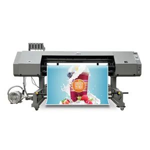 Siheda Uv Printer I3200 Print Head Digital LED Roll to Roll Uv 1.8m Smart Printer Hybrid Printer