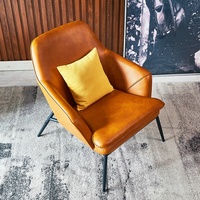 Fauteuil de loisirs moderne de luxe avec accoudoir unique pour salon, salle à manger, extérieur, école, hôtel, appartement, lecture, réception