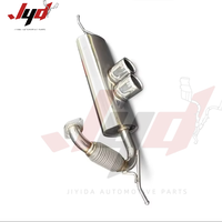 Knalpot Performa Modifikasi Suara Racing untuk Mercedes-Benz SMART W451 1.0T/1.0 2009-2012 Bahan Stainless Steel Catback