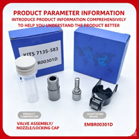 Kit de réparation de soupape de commande 7135-576 compatible avec l'injecteur 28236381