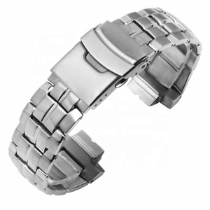 Pulsera de reloj de acero inoxidable de lujo para <span class=keywords><strong>Casio</strong></span>, correa de reloj de repuesto de metal de acero inoxidable de repuesto, pulsera - Product Image 1