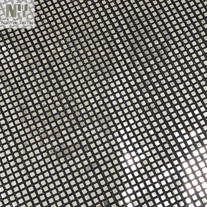 Nanyee Textil Reflectante Espejo Plata <span class=keywords><strong>Pegado</strong></span> Lentejuelas 4 Way Spandex Glitter Knit Fabric Pequeño Cuadrado Confeti - Product Image 2