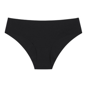 One-piece <b>Underwear</b> for <b>Women</b> Summer <b>Seamless</b> Comfortable Mid-Rise Skin-Friendly Bikini Panties 100% Polyester Anti-Bacterial - Product Image 2