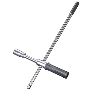 Jeu de clés à douille croisées pour réparation automobile, kit d'outils robuste, clé à écrous de roue, clé à pneus en acier Cr-V, clé à pneus en L pour économie d'effort - Product Image 3