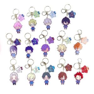 Genshin Anime Epoxy Plastic Key Chains Promotional Gift Creative Holographic Keyring Custom Acrylic Charm With Hologram - Product Image 4