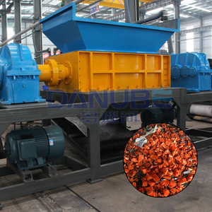 Durable <b>Plastic</b> Waste Recycling Shredder Machine Shredding Waste Hard Wood <b>Strip</b> Shredder Machine Waste Carton Shredder Machine - Product Image 1
