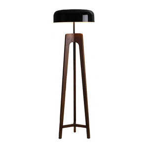 Houten Vloerlamp Nordic Creatieve Woonkamer Slaapkamer Gastenverblijf Hotelbank Naast De Verticale Vloer