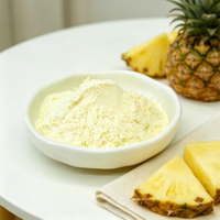 Groothandel Natuurlijk Gedroogd Ananas Sap Poeder Lage MOQ Pittige Tropische Smaak Bulk Export Instant Sappoeder