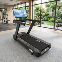Tapis de course commercial LOAELMAY à alimentation directe, avec écran intelligent HD rotatif, pour clubs de fitness et usage domestique de luxe