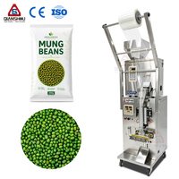 Machine d'emballage verticale compacte pour sachets de 200g de grains de café vert, scellage de granulés alimentaires