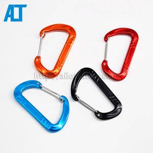 Nhà Máy Bán Hàng Trực Tiếp Võng Dây Dây Mùa Xuân Móc 12kn Leo Núi Đá Clip Dây <span class=keywords><strong>Carabiner</strong></span> Hợp Kim Nhôm Vòng <span class=keywords><strong>Carabiner</strong></span> - Product Image 2