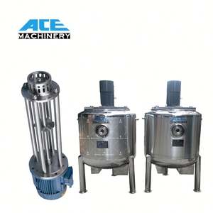 Cuve mélangeuse sous vide turbo de 500 L pour lotion solaire, crème BB, crème CC avec agitateur-racloir - Product Image 3