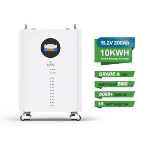 Sistema de Almacenamiento de Energía Doméstico con Batería LiFePO4 de 51.2v, 5kwh, 10kwh, 15kwh, Sistema de Energía Solar con Pantalla Táctil y Ruedas - Product Image 4