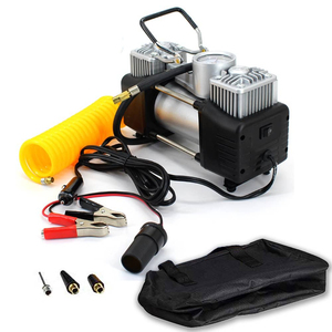Heavy Duty Double Cylinder Tyre Portable Pump 12v <b>Car</b> Compressor Tire <b>Inflators</b> SR02-014 Tyre SR02-014 SR02-01 - Product Image 6