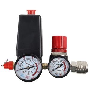 Régulateur d'air Fubon à 4 trous, vanne de contrôle de pression avec manomètres pour accessoires de compresseur d'air - Product Image 5