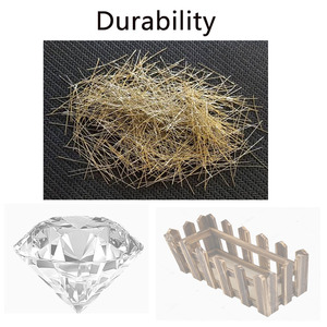 Fibra de Acero Metálica Recta Recubierta de <span class=keywords><strong>Cobre</strong></span>, Anticorrosiva, Duradera, de Alta Calidad y Tamaño Personalizado para la Construcción de Hormigón - Product Image 6