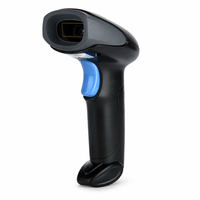 Lecteur de codes-barres HOIN avec capteur d'image CMOS 2D, charge micro USB, autonomie de 26 heures, vitesse de numérisation de 25 pouces/63 cm, pour la vente au détail