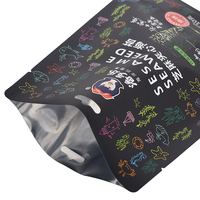 Pochette debout à fermeture éclair en feuille d'aluminium avec logo personnalisé Sacs d'emballage alimentaire en mylar inodore pour sac d'emballage de dattes rouges