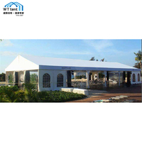 12x12m 12x15m grand équipement de location en aluminium étanche extérieur pour événements cérémonie bâches tente de luxe transparente