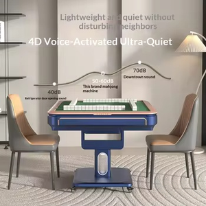 Modern Classic Luxury Fully Automatic Foldable Silent Metal Mahjong Table Dual-use Dining Function Smart Machine 3/4 M31 Smart E - Product Image 2