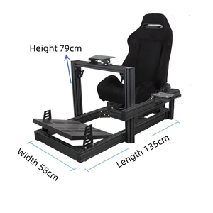 Conjunto Completo de Simuladores de Carreras <span class=keywords><strong>F1</strong></span> Profesionales, <span class=keywords><strong>Simulador</strong></span> de Carreras 6dof, Plataforma de Simulación de Carreras con Perfil de Aluminio 4080 - Product Image 4