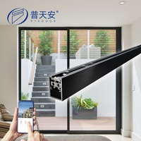 Sistema de Puerta Corredera Automática con Levitación Magnética, Motor para Puertas de Vidrio con Control Inteligente
