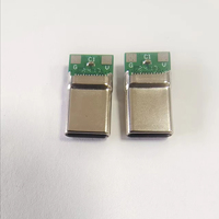 Conector USB Tipo-C 2.0 Macho con Placa PCB, Conector USB-C de 24 Pines para Soldar, para Cable de Datos y Cable de Carga DIY