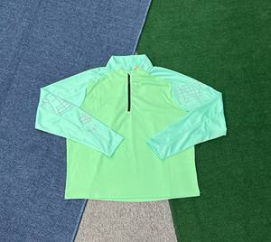 T-shirt de sport d'extérieur <span class=keywords><strong>haute</strong></span> qualité à manches longues, séchage rapide, anti-transpiration, demi-zip, vente en gros usine - Product Image 2