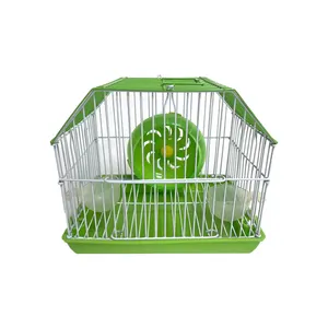 HC-B7Wholesale luxury small animal cages toy house acrylic plastic large two layer hamster villa cage