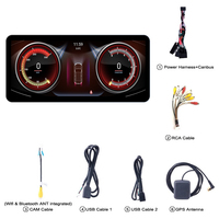 Radio Mobil Android Qualcomm 4+64G Untuk Mercedes Benz C200L Glk300 Kelas C/E/S/B/GLE/ML, Stereo Navigasi GPS