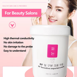 Gel conducteur professionnel pour appareils de <span class=keywords><strong>radiofréquence</strong></span> et équipements de beauté, crème blanche pour application thérapeutique en salon - Product Image 1