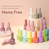 VENALISA VIP5 7.5ml, Nouveau Vernis Gel UV Hema Free, Couleur Tendance, Sans Odeur, Inoffensif, Gel Polish Soak Off pour Nail Art
