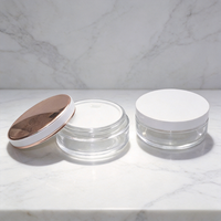 Bocaux en verre de luxe personnalisables avec votre logo, couleur et taille au choix, pour emballages cosmétiques et de soins de la peau (crème visage, yeux, corps, mains) – Capacités 30g et 50g