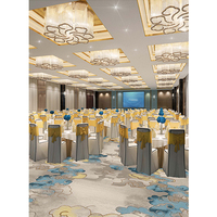 Moquette murale pour salle de banquet d'hôtel et casino, rouleau de moquette pour hôtel