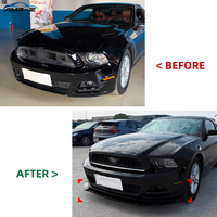 Lèvre de pare-chocs avant AMP-Z MK5 ABS noir brillant pour Ford Mustang MK5 2013-2014 Accessoires de voiture