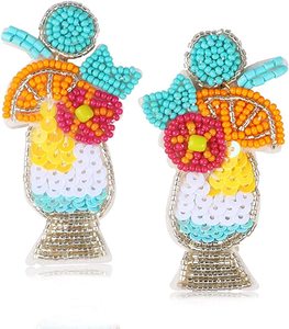 New Arrival Women Fashion Exotic <b>Earrings</b> Seed Beads <b>Earring</b> for Women Multicolored Fashionable Jewelry at Wholesale Price - Product Image 4
